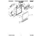 Whirlpool TUD7000Y1 frame and console diagram