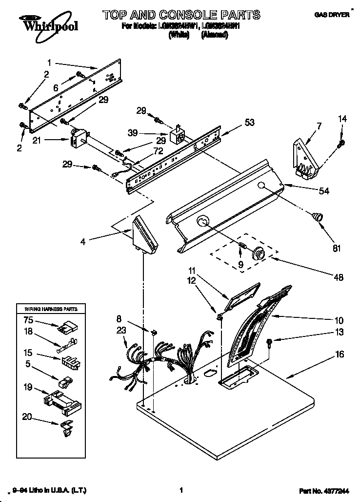 TOP AND CONSOLE