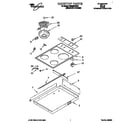 Whirlpool RS600BXBH1 cooktop diagram