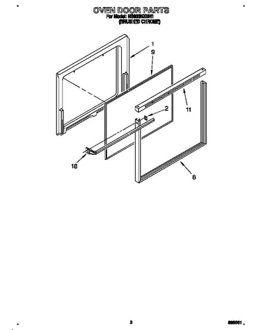 Oven door