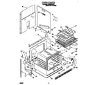 Whirlpool RS600BXBH1 oven diagram