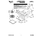 Whirlpool MS3080XBB0 cabinet diagram