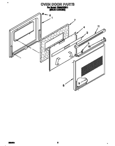 Oven door