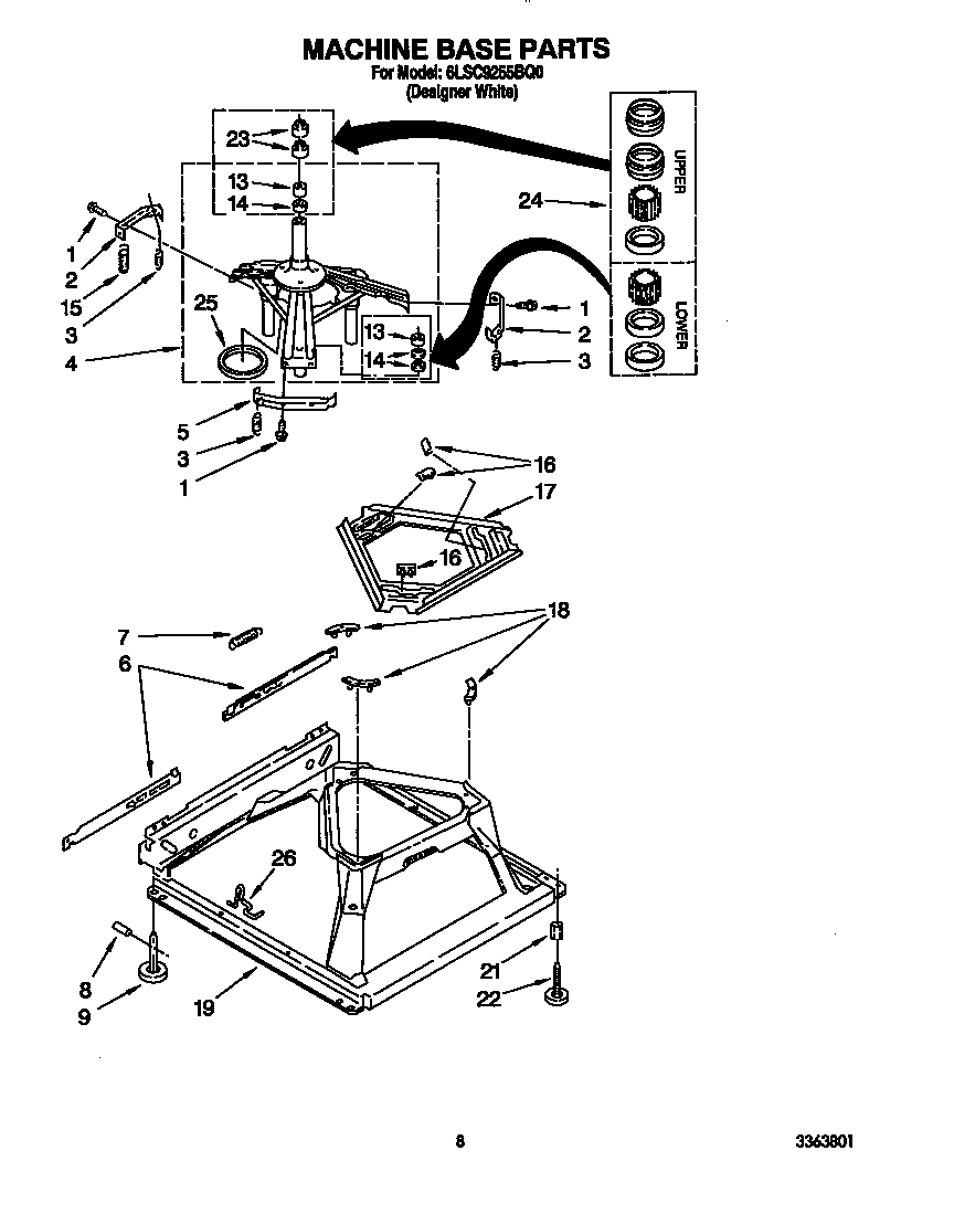 Machine base