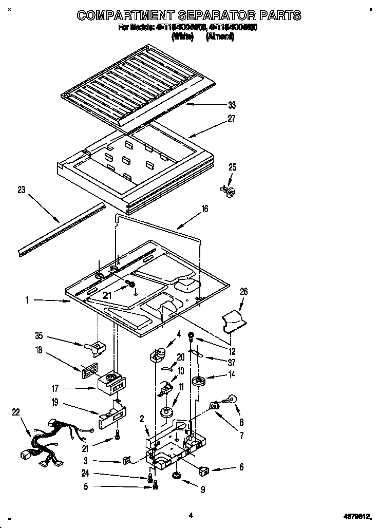 Compartment separator