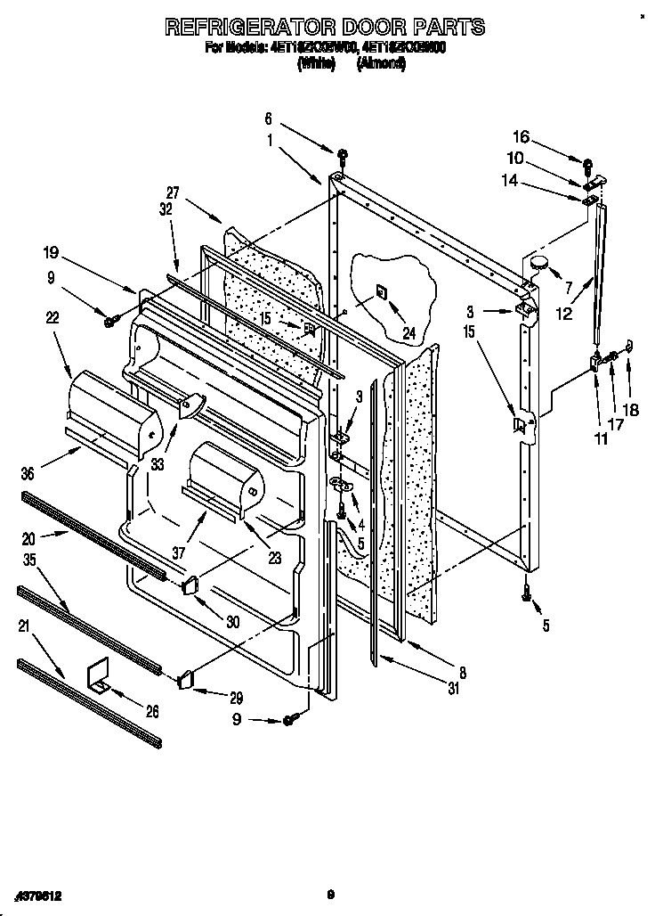 Refrigerator door