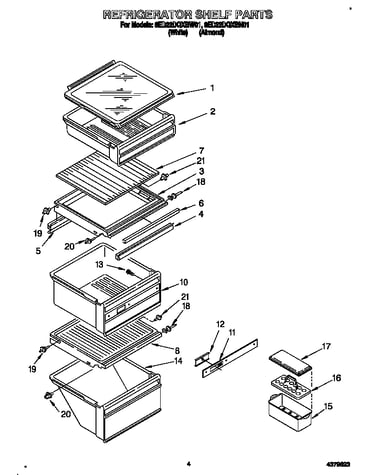 Refrigerator shelf