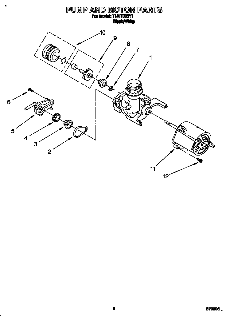 Pump and motor