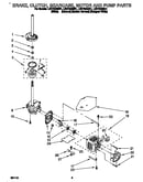 Brake, clutch, gearcase, motor and pump