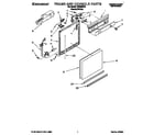 Whirlpool TUD3000Y5 frame and console diagram