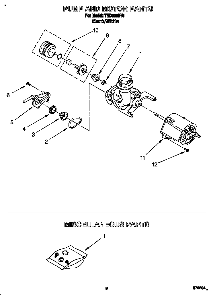 Pump and motor