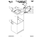 Whirlpool LSC9355BQ0 top and cabinet diagram