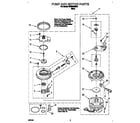 Whirlpool DP8500XBN1 pump and motor diagram