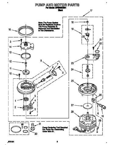 Pump and motor