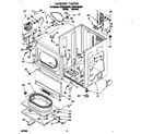 Whirlpool CEW2760AN0 cabinet diagram