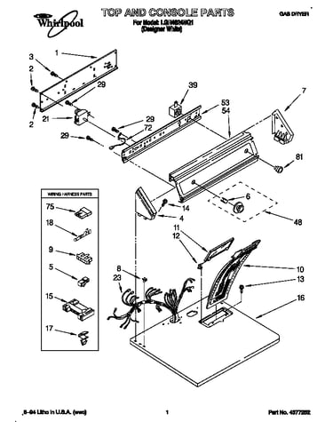 Top and console