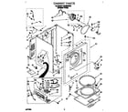 Whirlpool LGR4624BQ1 cabinet diagram