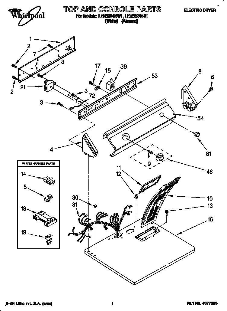 TOP AND CONSOLE