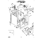 Whirlpool LER5624BW1 cabinet diagram