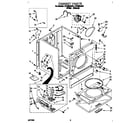 Whirlpool LGT6634AW1 cabinet diagram