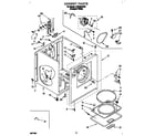 Whirlpool LER4624BQ1 cabinet diagram