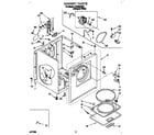Whirlpool LET5624BQ1 cabinet diagram