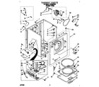 Whirlpool LGT5624BQ1 cabinet diagram