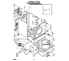 Whirlpool LER7646AZ1 cabinet diagram