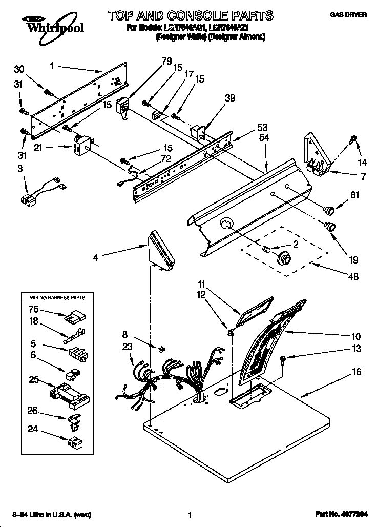 Top and console