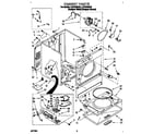 Whirlpool LGR7646AQ1 cabinet diagram