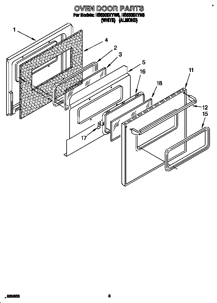 Oven door