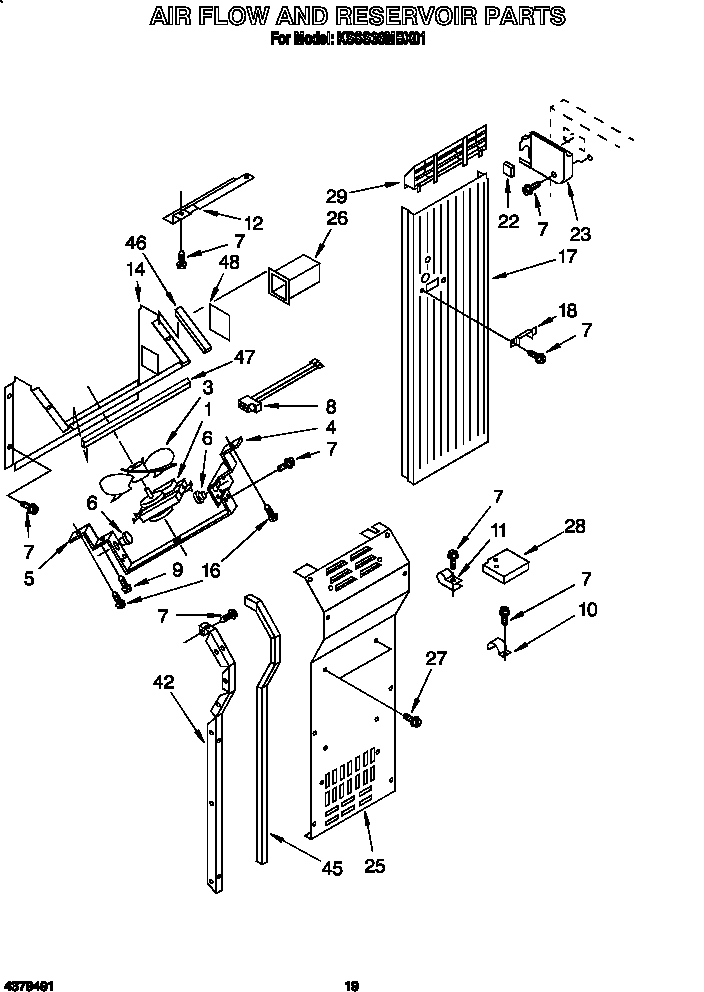 Air flow and reservoir