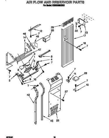 Air flow and reservoir