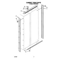 KitchenAid KSSS42DBX00 cabinet trim diagram