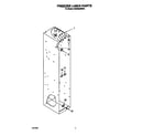 KitchenAid KSSS42DBX00 freezer liner diagram