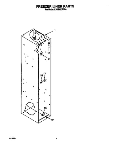 Freezer liner