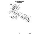 KitchenAid KSSS42DBX00 ice container diagram