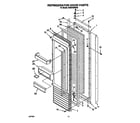 KitchenAid KSSS42DBX00 refrigerator door diagram