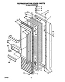 Refrigerator door