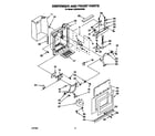 KitchenAid KSSS42DBX00 dispenser and front diagram