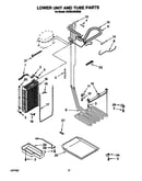 Lower unit and tube