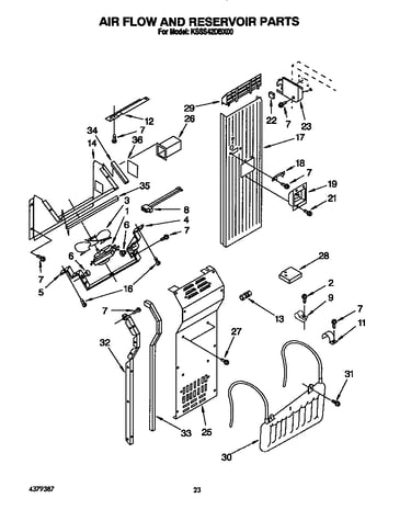 Air flow and reservoir