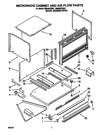 Microwave cabinet and air flow