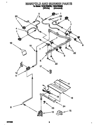 Manifold and burner