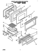 Door and broiler