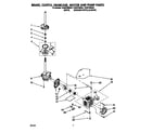 Estate TAWS700BQ0 brake, clutch, gearcase, motor and pump diagram