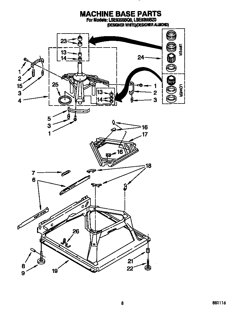 Machine base