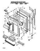 Refrigerator door