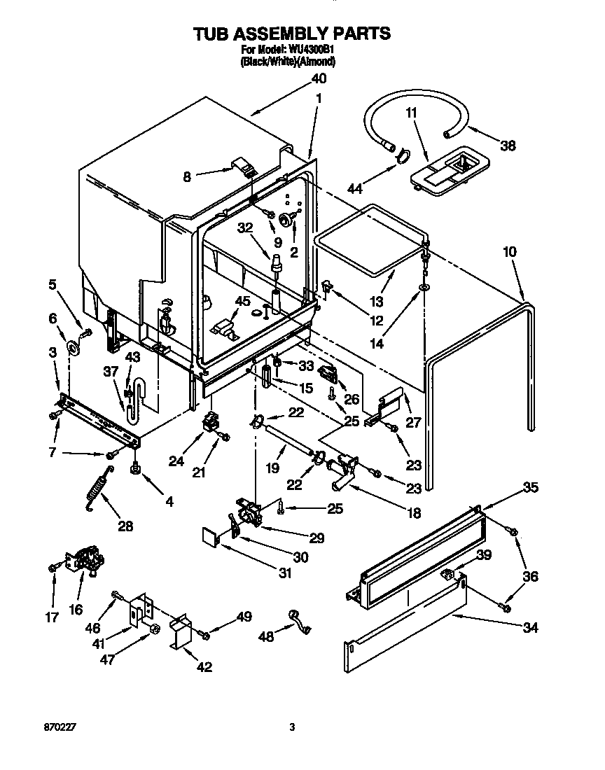 Tub assembly