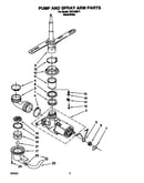 Pump and spray arm